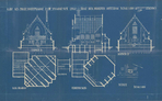 Doorsnede en balken, bouwtekening.
<br/>
Beeldbank Stadsarchief, 1927